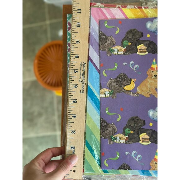 Assorted Wrapping Paper 11" Set-of- 15-Pack Colorful Gift Wrap Sheets - Picture 6 of 6